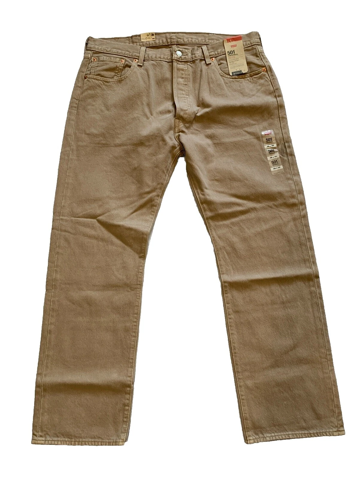 Vaqueros Levi's 501 Marrón para Hombres