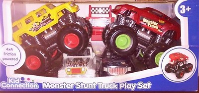 2014 Kid Connection MONSTER STUNT TRUCK PLAY SET 3+ New in Box NIB