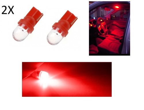2 Luces de Estacionamiento Lámpara LED Rojo T10 Bombilla Coche 6000K 12V Luz eBay