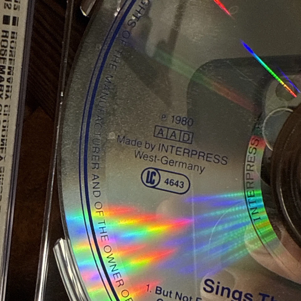 Rosemary Clooney Sings The Lyrics Of Ira Gershwin ‘80 GERMAN NEW 7mm Case EX *A4 Foto 2 de 4