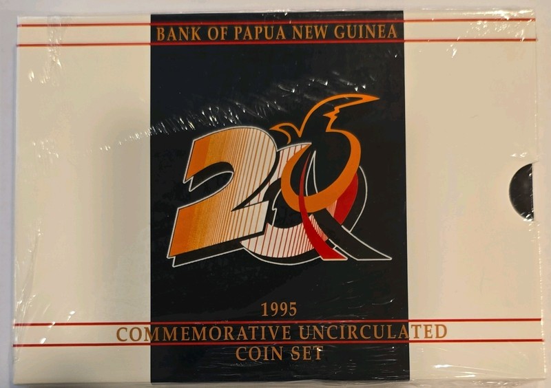 Bank of Papua New Guinea 1995 Commemorative Mint Set Uncirculated Uncertified