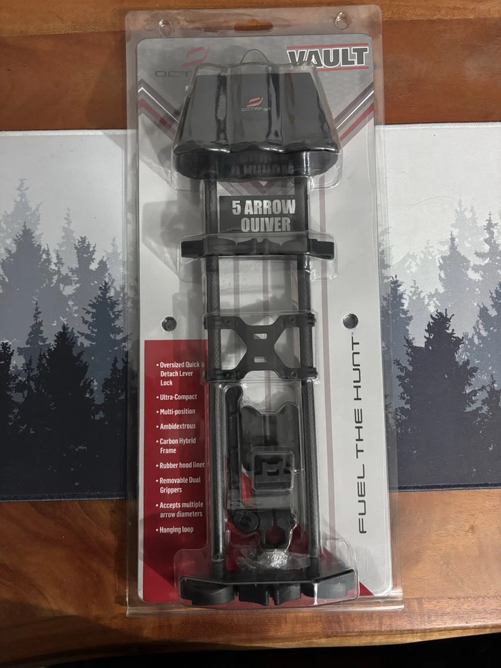 Carcaj Octane Vault 5 Flechas Negro Nuevo En Caja Nunca Usado Foto 2 de 4