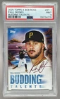4715 Paul Skenes 2025 Topps Bob Ross Joy of Baseball #BT-1 Budding Talent PSA 9