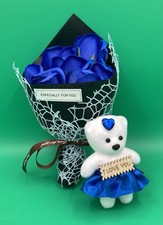 Rosenstrauß Bär Teddy Ostern Geburtstag Jahrestag Geschenk  Muttertag Valentin