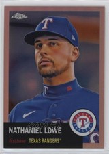 2022 Topps Chrome Platinum Anniversary Rose Gold Refractor 69/75 Nate Lowe 19fv