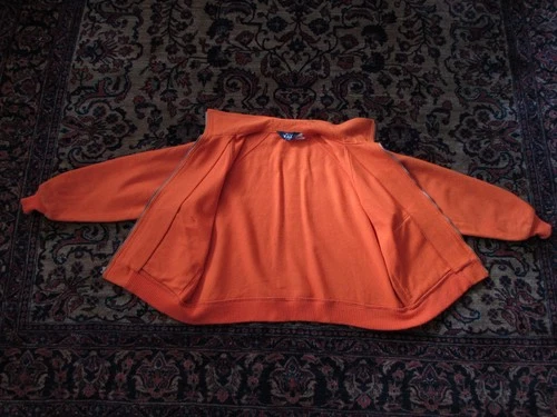 Vintage Woolrich Hunter Orange Wool Full Zip Jacket - USA - Size XL image 3