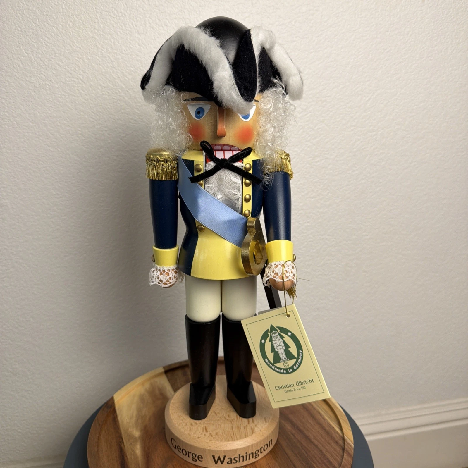 Christian Ulbricht Nussknacker Nutcracker George Washington 37cm Rare Signed
Opens in a new window o