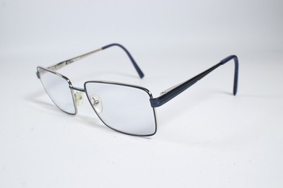 Ferucci Brille 2037 Herren Blau Vollrand Metall Eyewear Brille Brillengestell 55mm