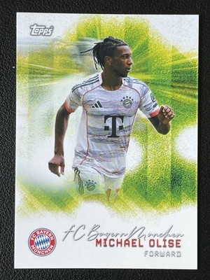 Michael Olise 2024-25 Topps Fc Bayern Munchen Team Set Pitch Pursuits #17