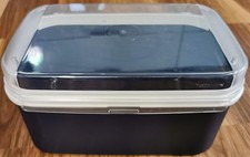 Tupperware Tupper Schatzkiste blau weiß ohne Einlage Schatztruhe