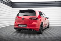 Heckansatz Diffusor Passend FüR VW Golf 7 GTI Clubsport Schwarz Matt