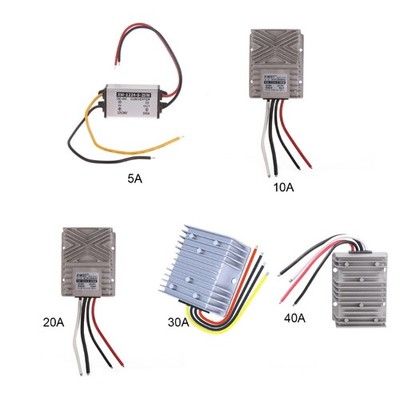 Voltage Reducer DC12V-24V to 5V Power Converter for Truck Car LED Strip Lights