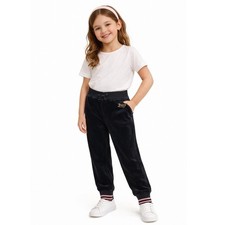 Juicy Couture Black Pink Velvet Kids Joggers 5