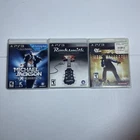 PS3 Music Rhythm Game Lot Michael Jackson Rocksmith Def Jam Rapstar Bundle