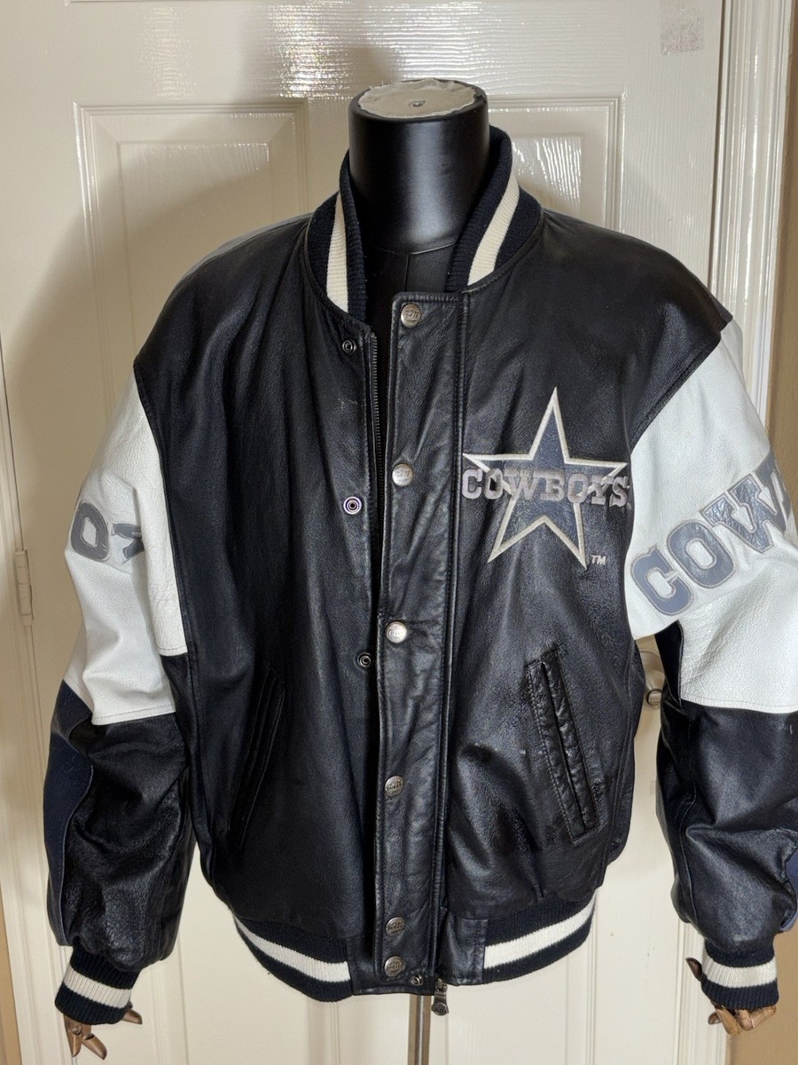 ビンテージ 90’S GIII & CARL BANKS ダラス NFL・レザー Vintage Carl Banks G-III LEATHER NFL Dallas Cowboys Coat Jacket L