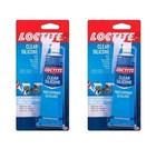 Clear Silicone 2.7 fl. oz. Waterproof Sealant, Adhesives Glue - 2 Pack