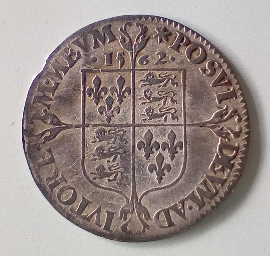 【売切価格】SUNSEA WOOL OFDREAMSREVERSIBLECOAT Elizabeth I 1562 Milled Sixpence mm Star S.2594 High Grade XF-45