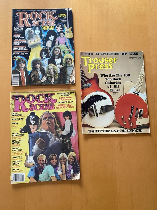 KISS🩸 1970S MAGAZINE LOT 