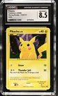 CGC 8.5 Pikachu 112/111 Holo SWIRL Rising Rivals Pokémon Card
