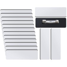 16 Pcs Blank Name Tag Workers Tags Pin Engraved Student Office Badges with