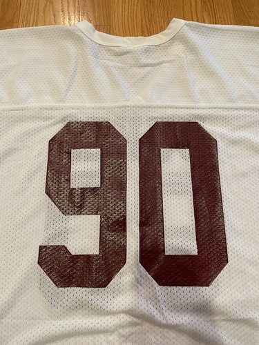 Vintage Russell Athletic Football Jersey Cropped Mesh Dukes #90 XL Made In USA - Picture 10 of 10