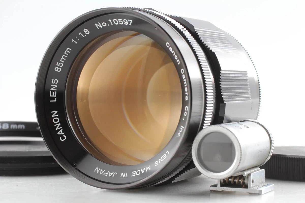 CANON LENS 85mm 1:1.8 L39 ライカスクリューマウント 85mm Focal L39 Mount Camera Lenses for sale | eBay