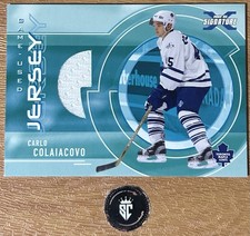 Carlo Colaiacovo 2002-03 ITG Be A Player Game Used Jersey Patch #SGJ-67