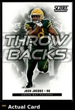 2025 Panini Score JOSH JACOBS #7 EX