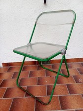 Sedia Pieghevole verde PLIA by Giancarlo Piretti