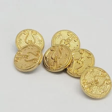 Vintage Lidz Brothers Band Uniform Buttons Superior Quality Harp 6 In Lot