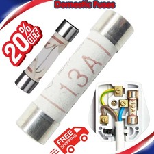 13 Amp Plug Top Fuse 13A Cartridge Replacement UK Electrical Fuses Bulk Pack UK