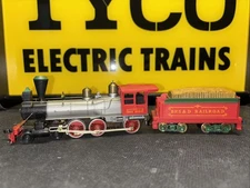 Tyco Mantua B.P.S.&D. Railroad HO 4-6-0 Steam Locomotive W/All Steps, Runs