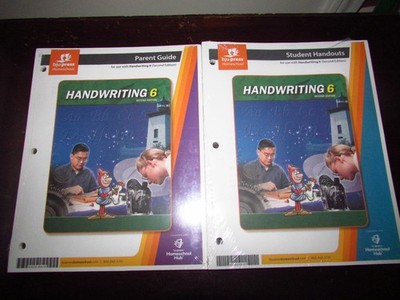 BJU Press, Handwriting 6 Complete *PARENT GUIDE* 2nd ed. Brand New * w/ HANDOUTS