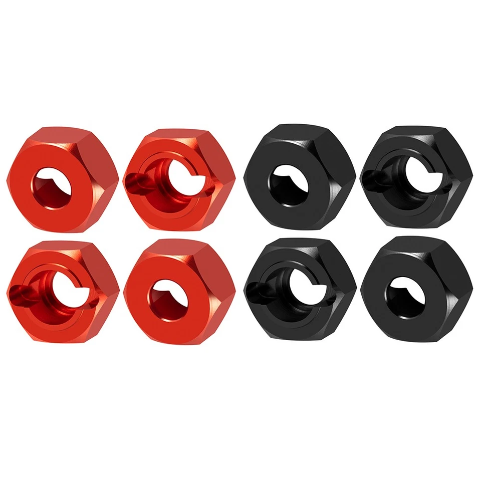 RCBATER 4x Alum Wheel Hub Hex Adapter Coupling for 1/18 RC Car HPI Venture HILUX - Image 2 of 4