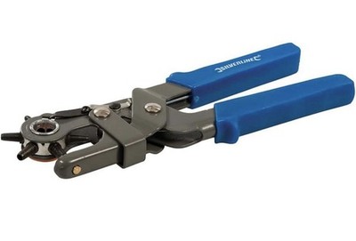 Silverline Schwerlast Lochzange - 2-4,5 mm Löcher, Leder & Stoff Locher 