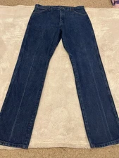 Wrangler Jeans Men 38x36 Cowboy Cut Western Starched Vintage 13MWZPW