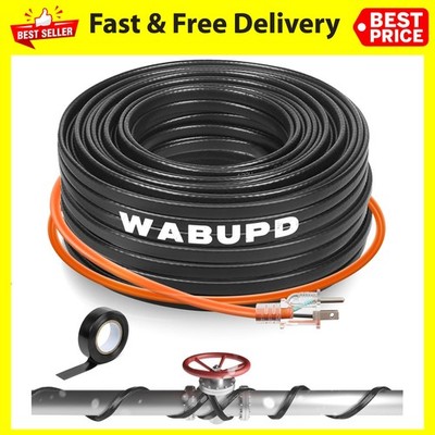 3FT-200FT Heat Tape for Water Pipes, -40°F Deicing Pipe Heat Cable,Electric Heat