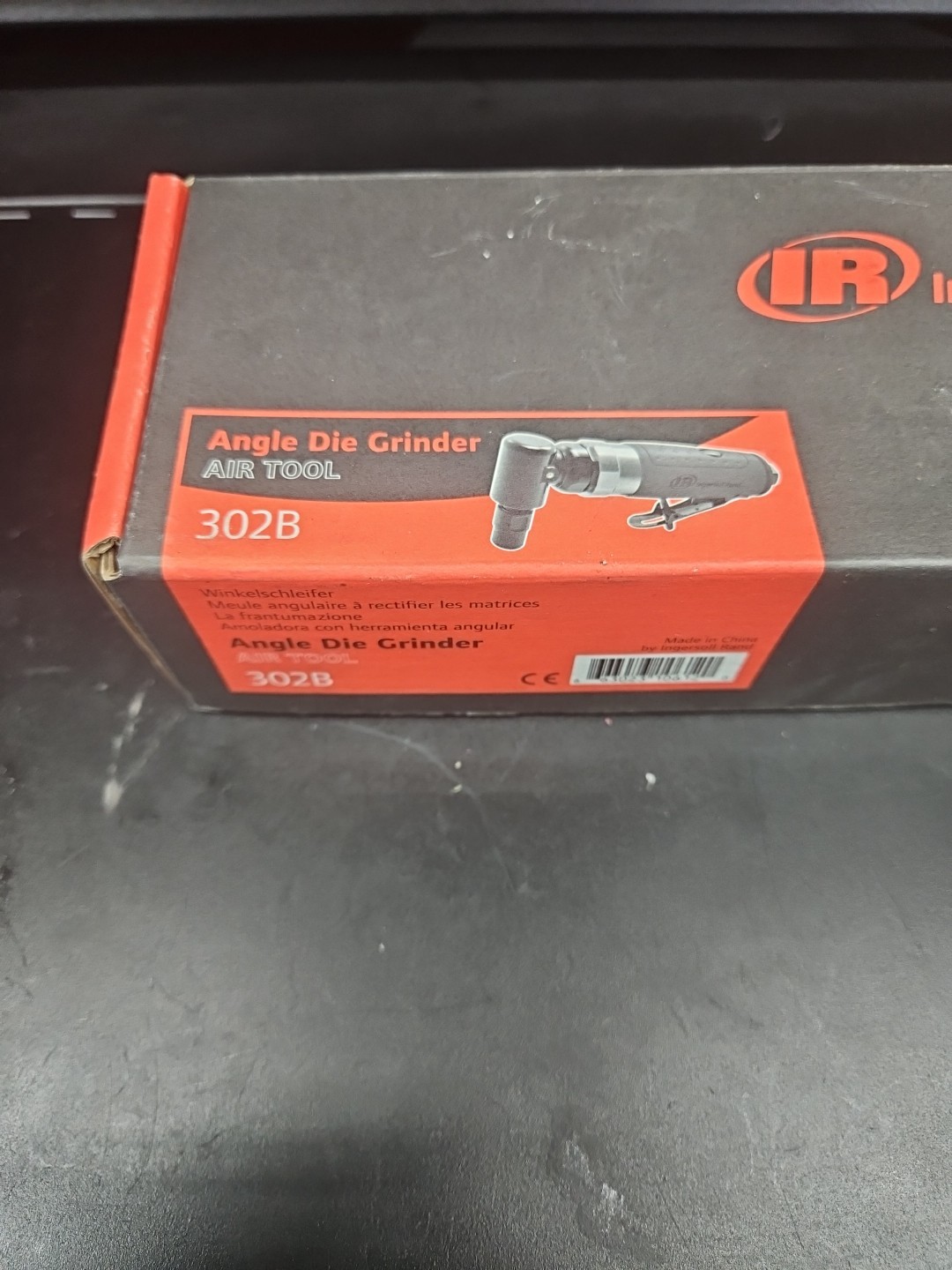 Ingersoll Rand 302B Air Angle Die Grinder, Composite Grip, 0