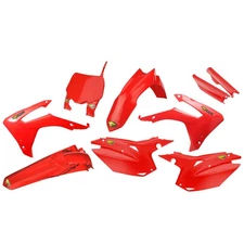 Cycra Powerflow Complete Plastic Kit Set Red For HONDA CRF250R CRF450R