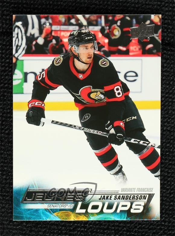2022-23 Upper Deck Series 2 Young Guns French Jake Sanderson #466 Rookie RC