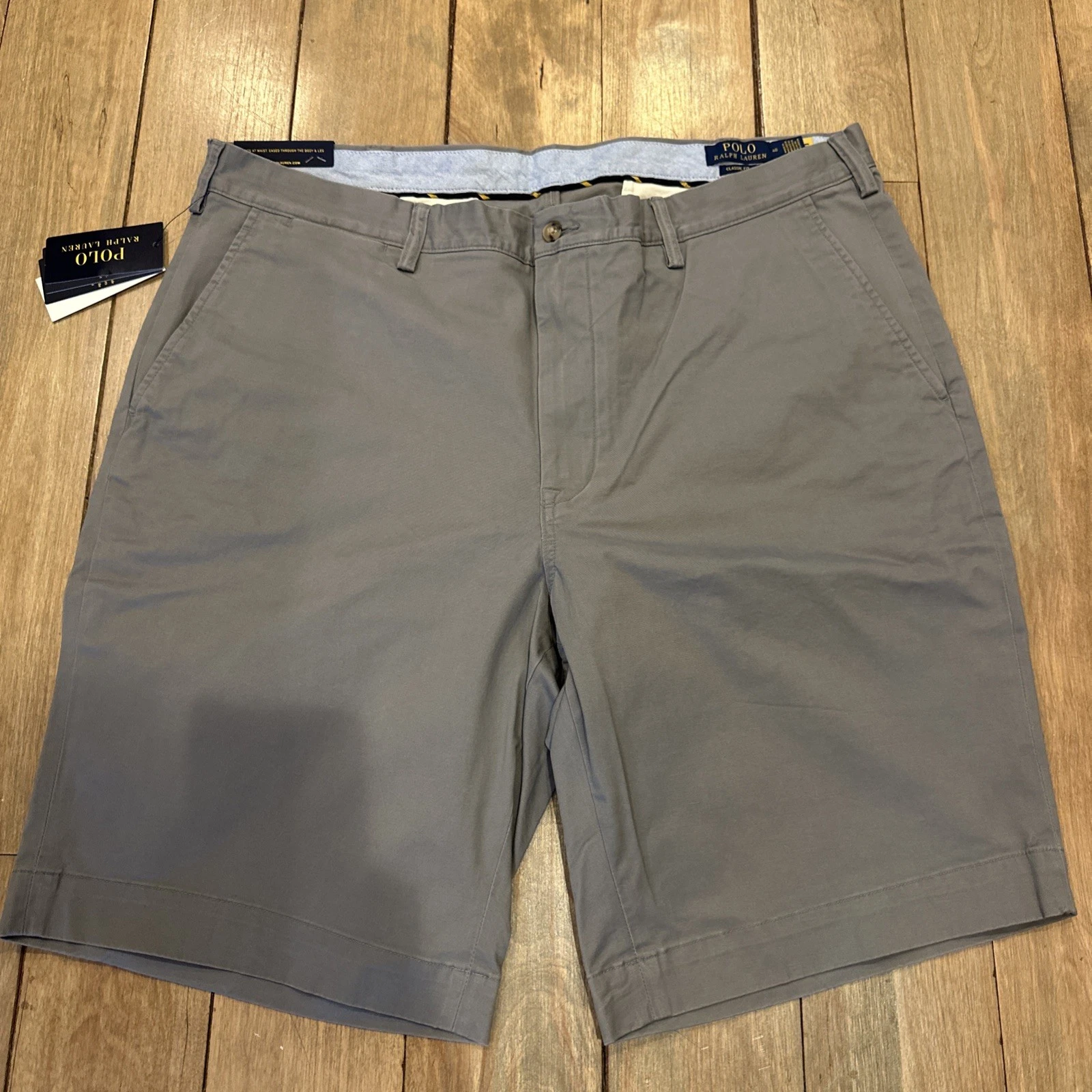 Polo Ralph Lauren Men's 40T Stretch Straight Fit 9" Chino Shorts Grey
Opens in a new window or tab