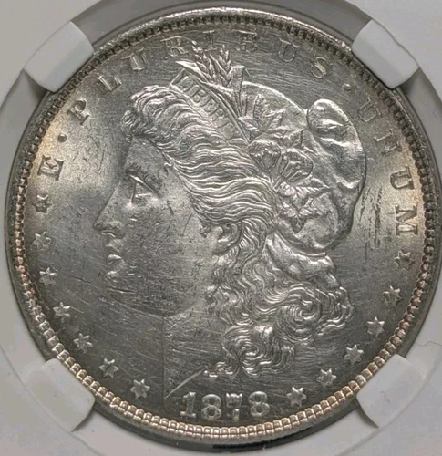 1878 7/8TF Strong Morgan Dollar, PGA MS