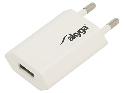 AK-CH-03WH Netzteil: Impuls Netz,Stecker 5VDC 1A weiss AKYGA
