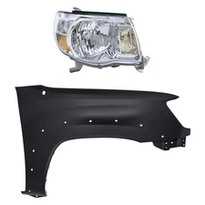 For Toyota Tacoma 05-11 2-Piece Kit (Passenger Side Headlight, Front Passenger