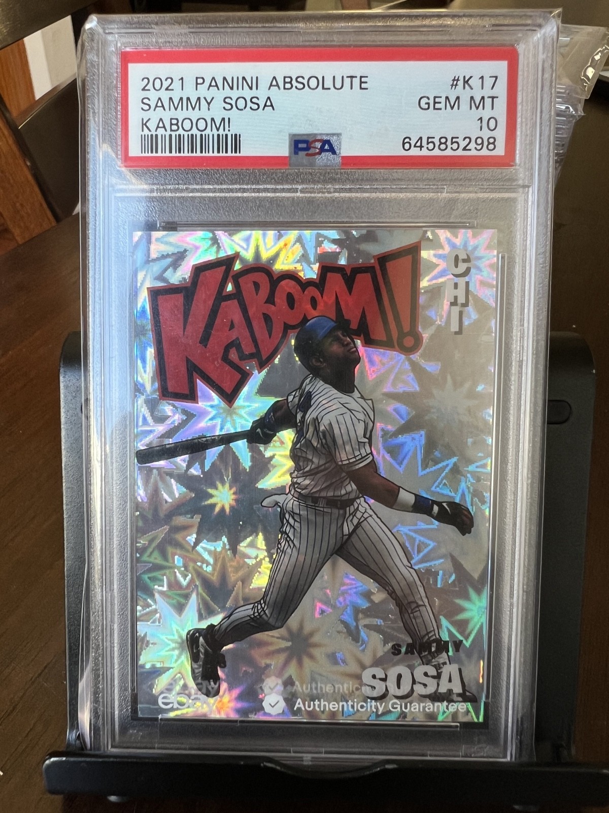 2021 Panini Absolute - Vertical Kaboom! Sammy Sosa #K17