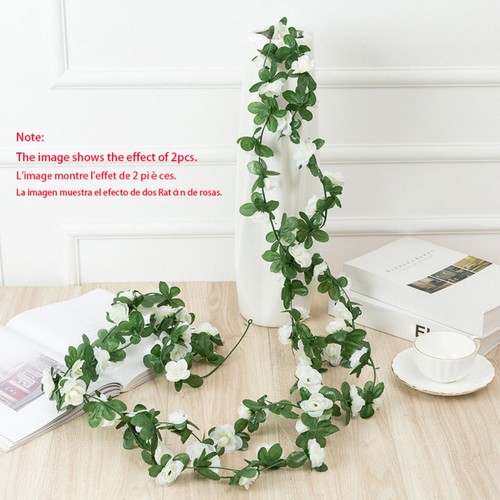 45/69 Heads Artificial Rose Flowers Fake Vine Ivy Hanging Garland Wedding Floral - Picture 7 of 27