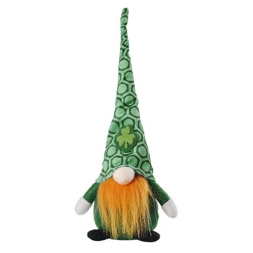 St Patricks Day Decoration Plush Green Leaf Dwarf Ornaments T8Z6 - Picture 2 of 21