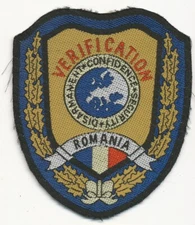 Romanian Army Arms Treaty Verification Conventional Weapons patch vintage