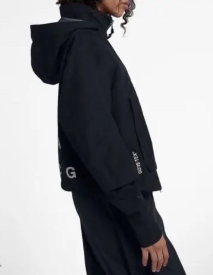 Nike ACG NikeLab Gore Tex Jacket Sz Small Black/White AJ0954