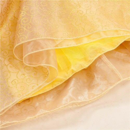 Princess Belle Tangle Costume Dress , Girls Halloween Costume for 2 - 10 Years - Picture 7 of 12